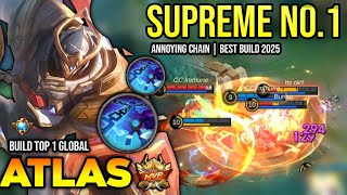 Download lagu ATLAS BEST BUILD 2025 | BUILD TOP 1 GLOBAL ATLAS GAMEPLAY | MOBILE LEGENDS✓ mp3 Download lagu ATLAS BEST BUILD 2025 | BUILD TOP 1 GLOBAL ATLAS GAMEPLAY | MOBILE LEGENDS✓ mp3