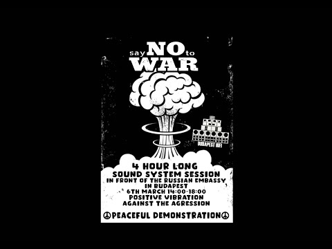 say NO to WAR - peaceful demonstration against the agression