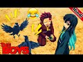 Tanjiro Muichiro Funny Scenes Demon Slayer In Hindi Dubbed S4E4