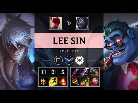 Lee Sin Top vs Dr. Mundo: Unstoppable - KR Diamond Patch 25.S1.1