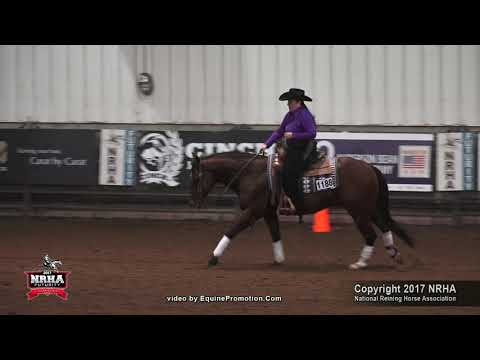Hickorys Baylite ridden by Alexandra Hatchett  - 2017 NRHA Futurity (NAAC NP)