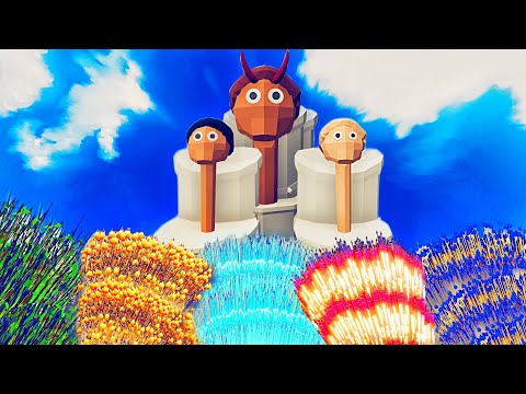 SKIBIDI TOILET GIANT vs EVERY GOD - Totally Accurate Battle Simulator TABS