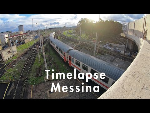 Messina Marittima e Messina Centrale in timelapse