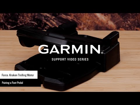 Garmin Support | Force® Kraken Trolling Motor | Foot Pedal Pairing