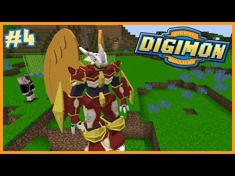 THE SCARY BOSS DIGIMON APPEAR! || Digimobs Cyber Quest (Minecraft Mod) Episode 4