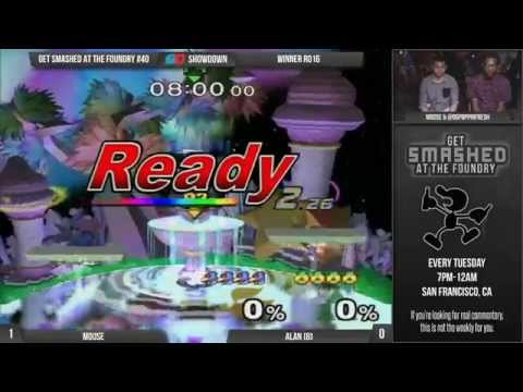 Get Smashed at the Foundry #40 - Winner Ro16: Moose (Falco) vs Alan (Peach)