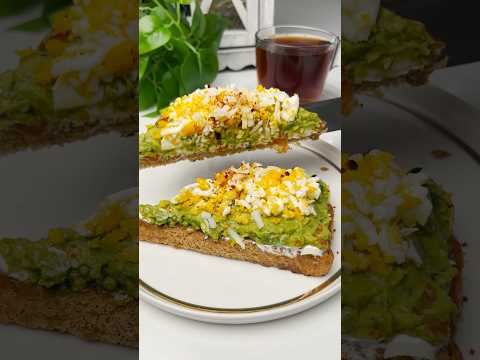 Avocado Toast with Grated Egg! 🥑🍞🥚#ramadanwithyoutube