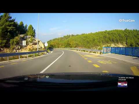 Driving from Dubravice (Šibenik-Knin County) until the turn for Visovac