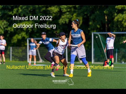Mixed DM 1. Liga Outdoor, Nullacht! Ultimate (Münster) - Colorado (Karlsruhe)