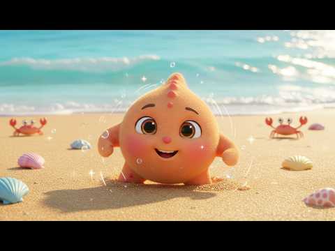 ⭐🌊 Little Starfish Wiggle | Beach Rhyme | Fun Kids Song for Toddlers & Preschool