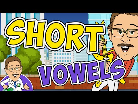 These Are the Short Vowel Sounds | Jack Hartmann