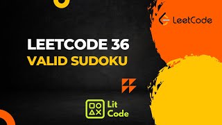 YouTube video 'Leetcode 36. Valid Sudoku - Python Solution'
