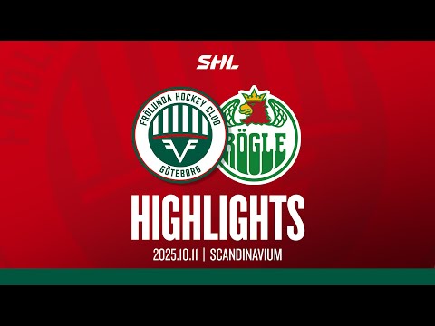 HIGHLIGHTS: Frölunda HC – Rögle BK | SHL | 2025-10-11