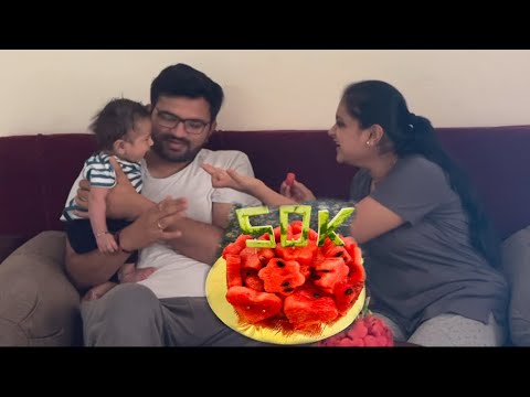 50k ka celebration 🎉 | Watermelon 🍉 cake🎂