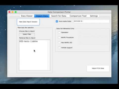Importing FCS Data into MDRT