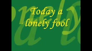 Today's Lonely Fool - Tracy Lawrence - Lyrics