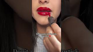 How to apply red lipstick! #redlipstick #makeuphacks #IPSY