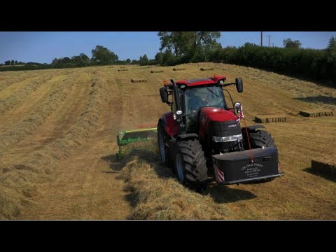 Carlton Curlieu Manor Hay Baling | Grange Farm Hay & Straw | 4K