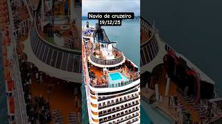 MSC PREZIOSA cruzeiro 19/12/25  navio Santos cruiseship @cruzeiros2025  #drone saindo #shorts