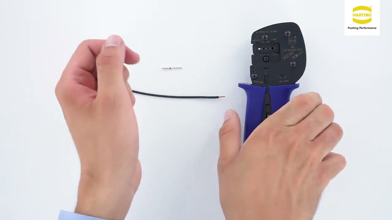 Crimp - Termination technology with HARTING Hand Crimp Tool