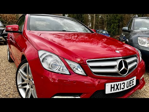2013 Mercedes Benz E Class 3.0 E350 CDI V6 BlueEfficiency Sport Cabriolet G-TRONIC in Red 🚗