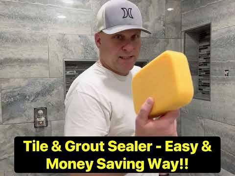 How To Seal Tile & Grout - Easy & Money Saving Way! Using 511 Miracle Impregnator Sealer.