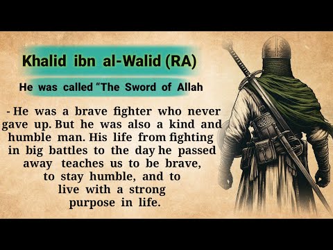 Khalid  ibn  al-Walid (RA) Story // Learn English through story ☘️ // Improve your English