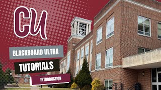 Blackboard Tour Introduction (Ultra)
