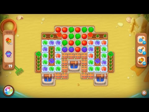 Gardenscapes level 12121 Gameplay #Bubunka