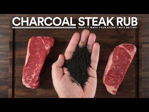 Charcoal Rub On Steaks!!!