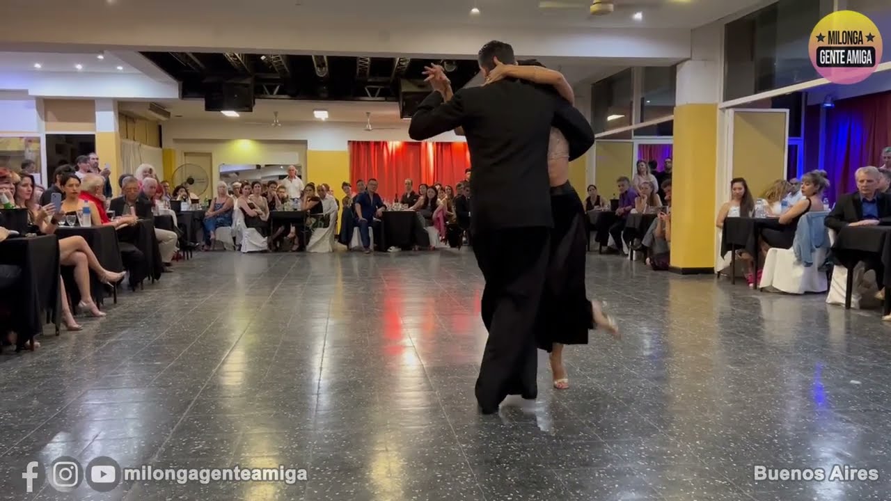 Virginia Vasconi y Juan Cupini  - Milonga Gente Amiga - 22/ENE/2023 (2/3)