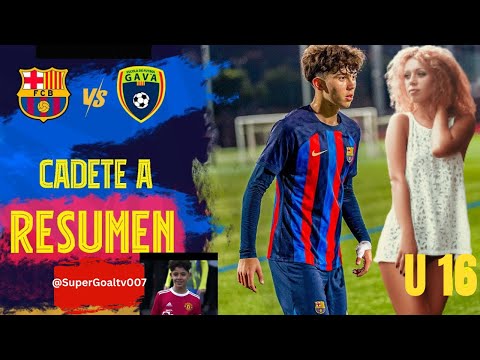 FC Barcelona vs EF Gavà Cadete A U16 2022 Highlights