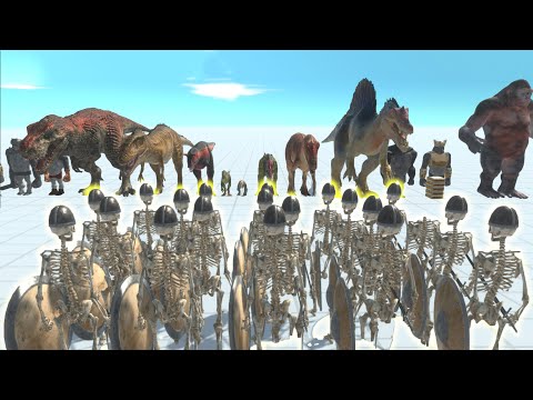 20 SKELETONS vs EVERY FACTION - Animal Revolt Battle Simulator ARBS