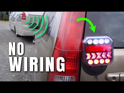 Easiest DIY RV Towing Lights Install for RV, Car, Camper, or Trailer (Wireless / Bluetooth / LED)