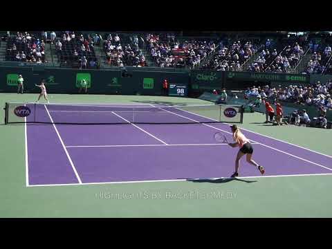 Oceane Dodin Forehand Serve Backhand movie