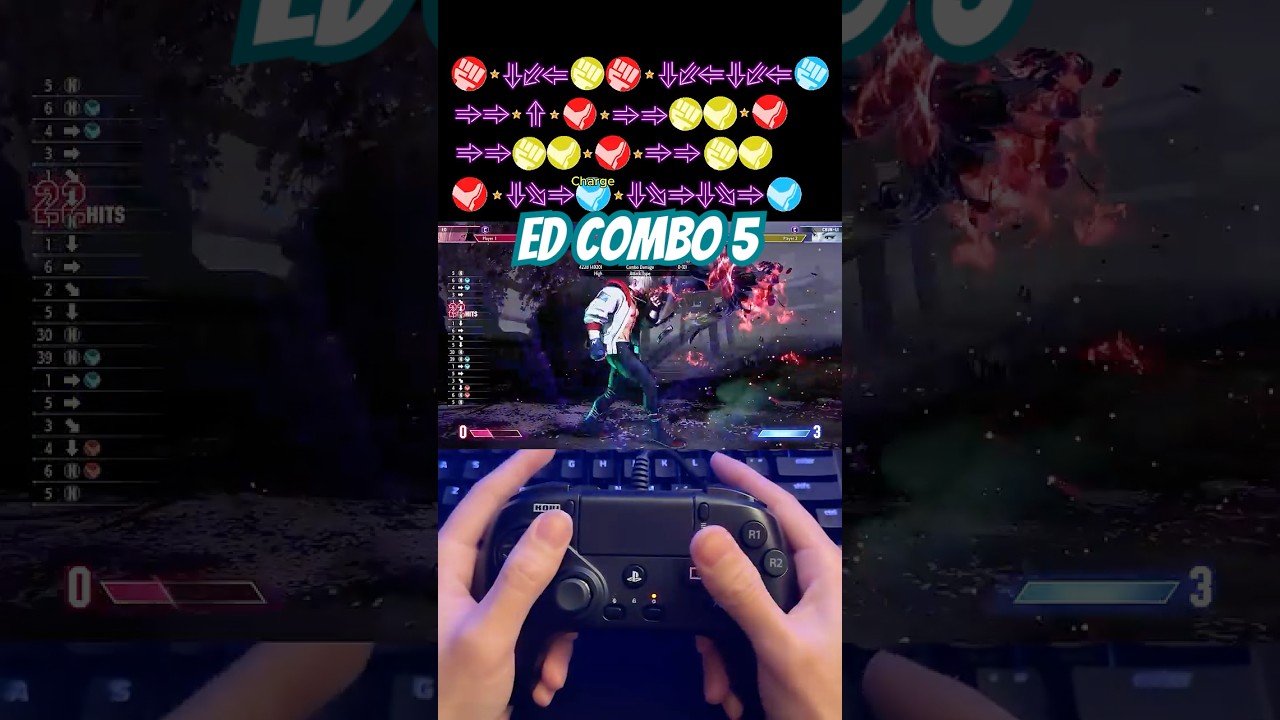 Street Fighter 6 - Ed combo 5   #streetfighter6  #sf6 #sf6combos