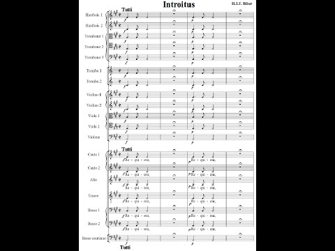 Heinrich Ignaz Franz Biber - Requiem in A Major. {w/ score.}