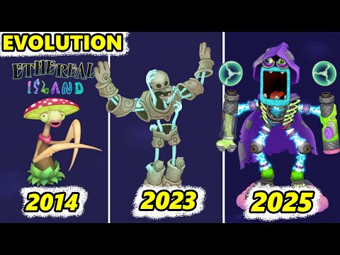 Ethereal Island Evolution 2013-2025 (My Singing Monsters)
