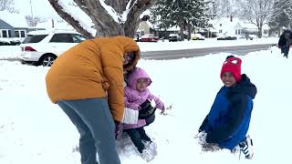 Beautiful Snowfall in Buffalo, New York | Winter Wonderland 2024