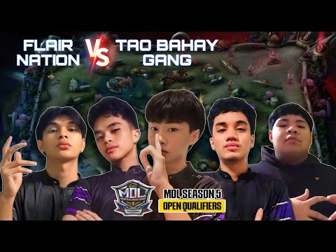 Flair Nation Vs. Tao Bahay Gang | MDL PH Season 5 Open Qualifiers