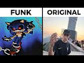 SONIC EXE FUNK Vs ORIGINAL