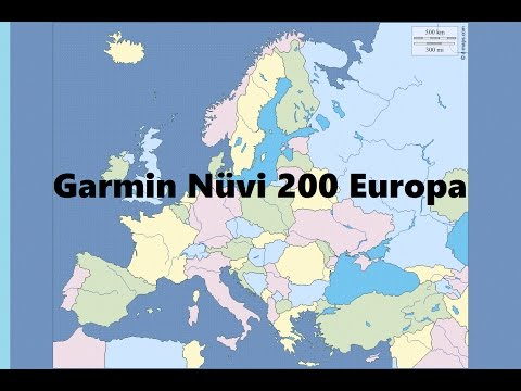 Garmin Nüvi 200 neue Karten Europa NT 2016.20_ALL