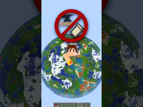 The Minecraft World is Actually Round 🌎