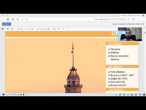 منهاج اسطنبول تعلم اللغة التركية المستوى الاول A1 (الجلسة٢) التعارف & التراحيب & التمنيات