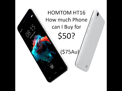 How much phone can $50 buy  - Chinese android phones. HomTom HT16