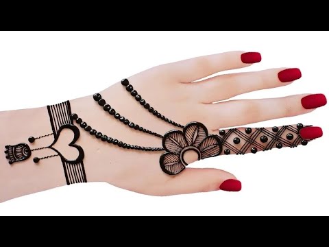 😱🔥easy top Arabic mehndi design-wedding Eid 2025 #mehndidesign-simple #madhi#eid #mehandi #rakhi