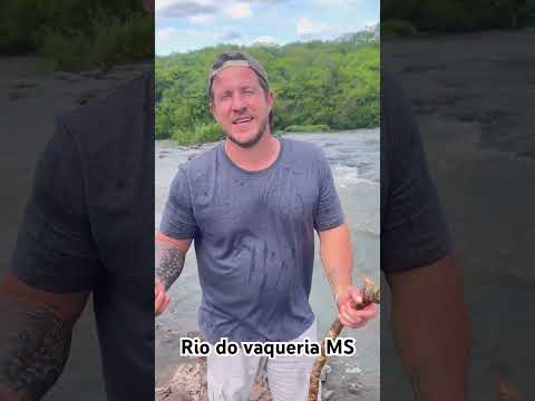 Rio região de Sidrolândia, cachoeira do Vaqueria #turismo #lagoadomato #turismo