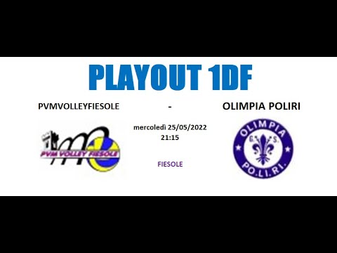 PLAYOUT 1DF - PvmVolleyFiesole Vs Olimpia POLIRI