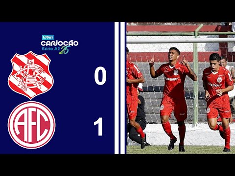 CARIOCÃO LOTERJ SÉRIE A2 (2025) - TAÇA SANTOS DUMONT - 5ª RODADA - BANGU 0X1 AMERICA