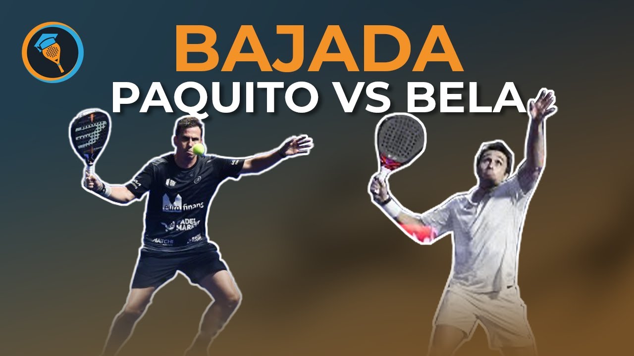 Bajada technique: vibora versus bandeja style